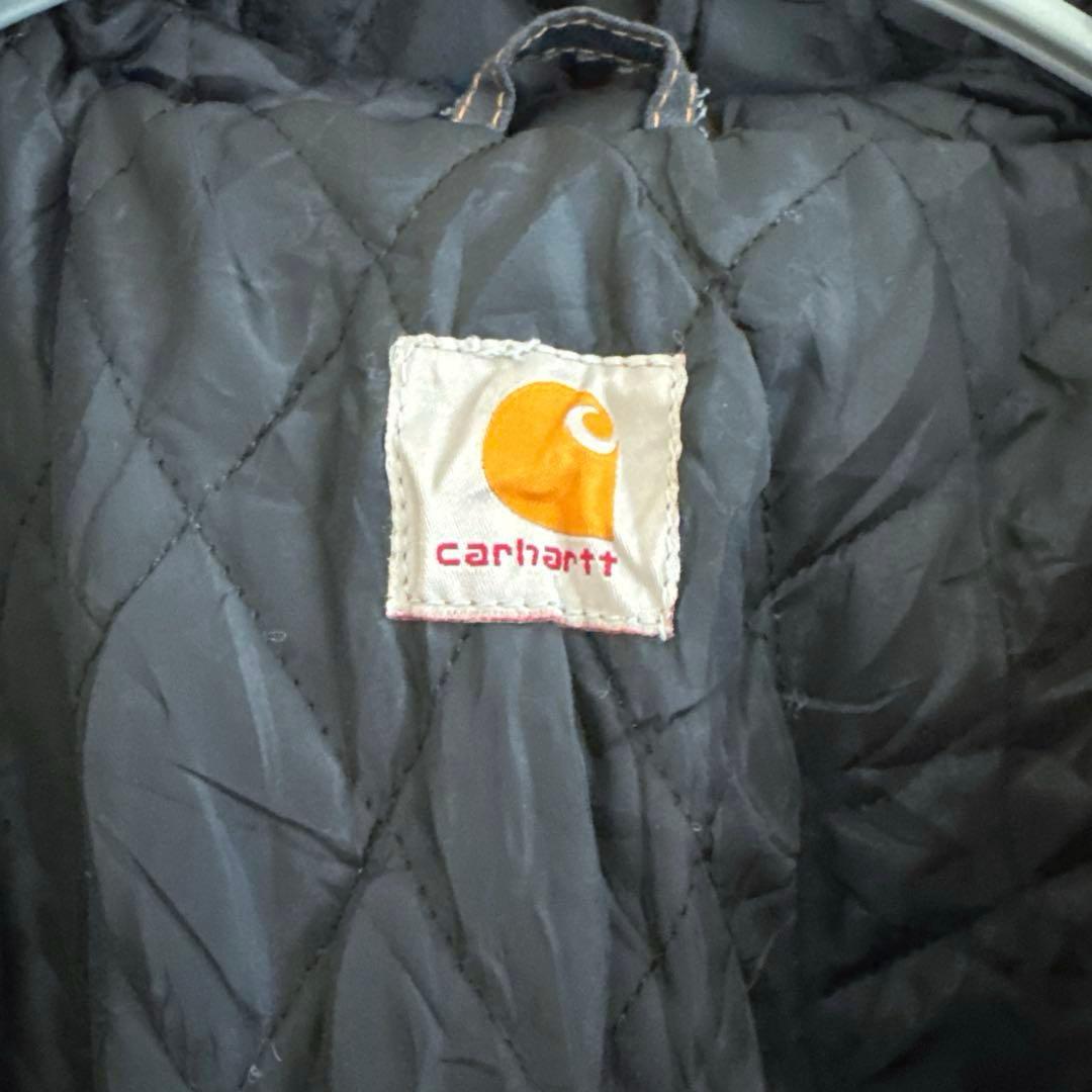 希少美品 carharttリメイク L-XL相当アクティブジャケットダック一点物