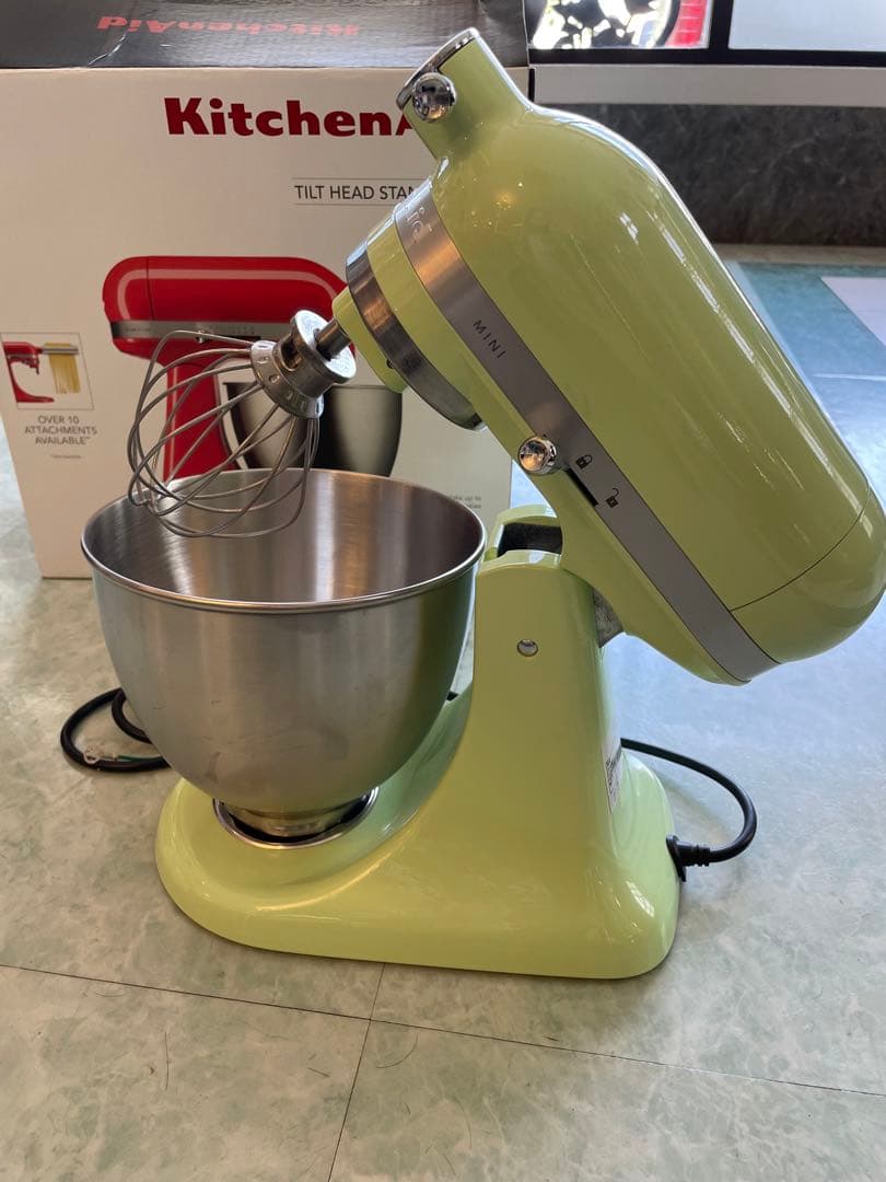 【新品 未使用】KitchenAid 9KSM3311XHW GREEN