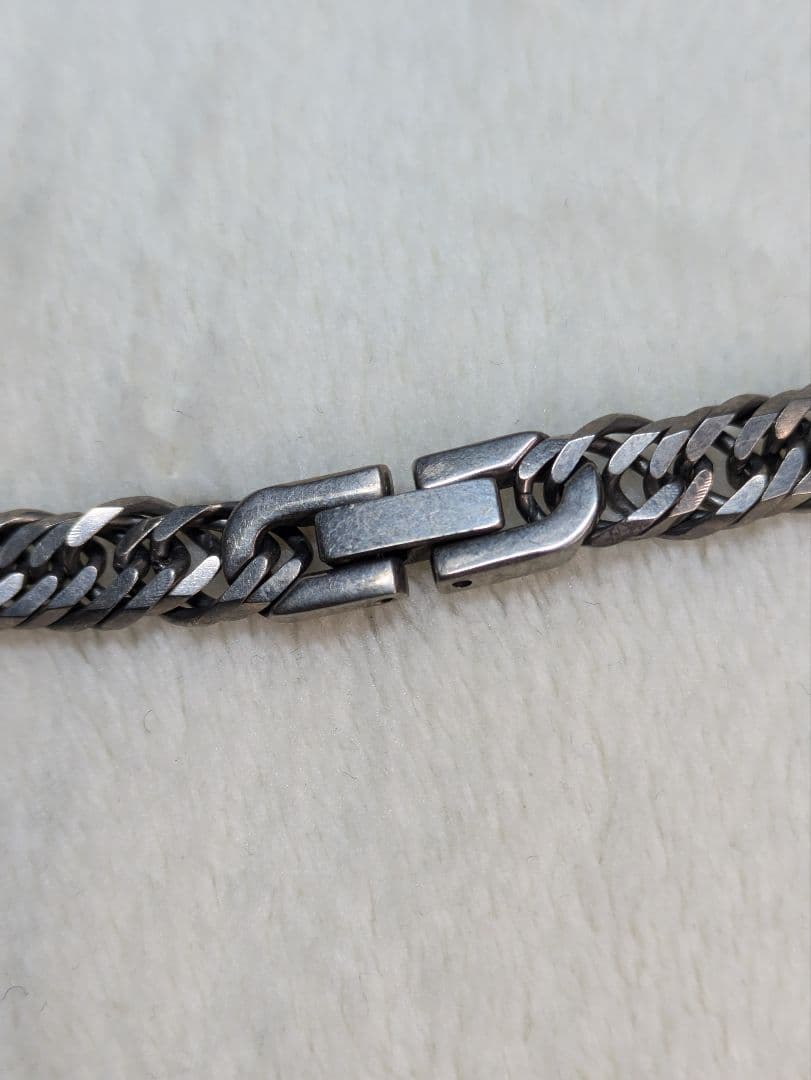 ショーた　チタン　喜平　ネックレス　6面　チタニウム