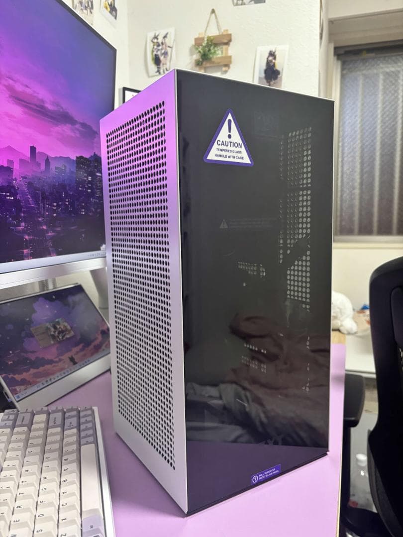 【販売終了品】NZXT H1 V2 ミニタワーPCケース ホワイト