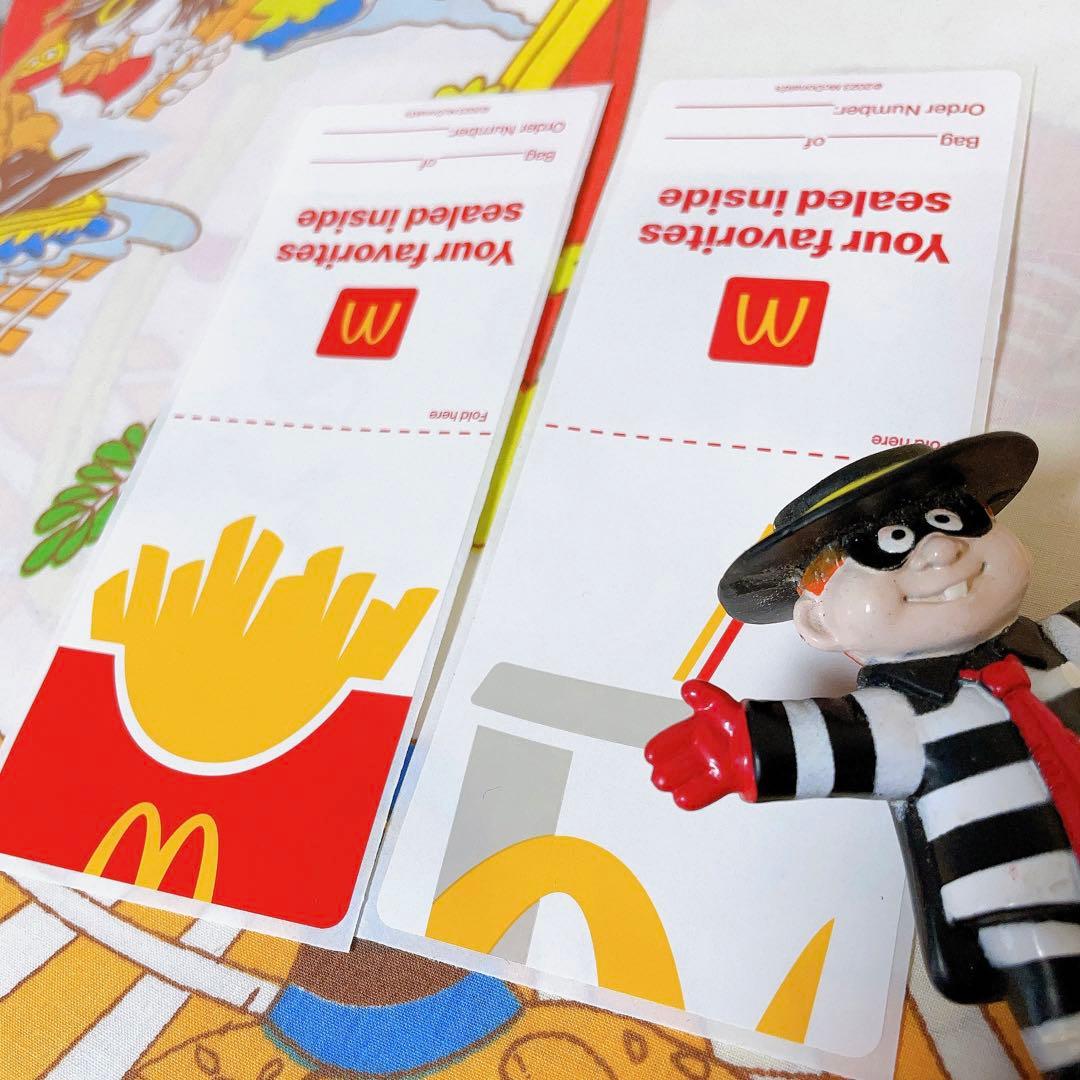 【※バラ売り可】マクドナルド 店舗用 500枚 ビッグサイズ ロールステッカー