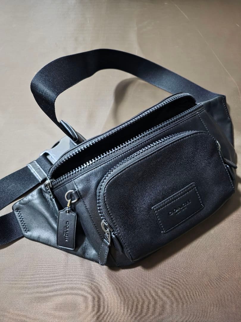 ☆ コーチ COACH ウエストバッグ ボディバッグ 黒