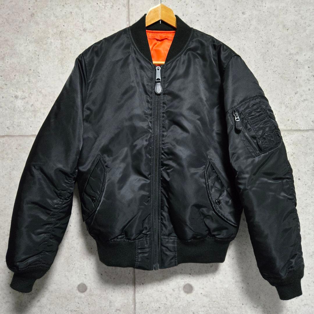 AVIREX MA-1ジャケット コマーシャル Lサイズ ブラック