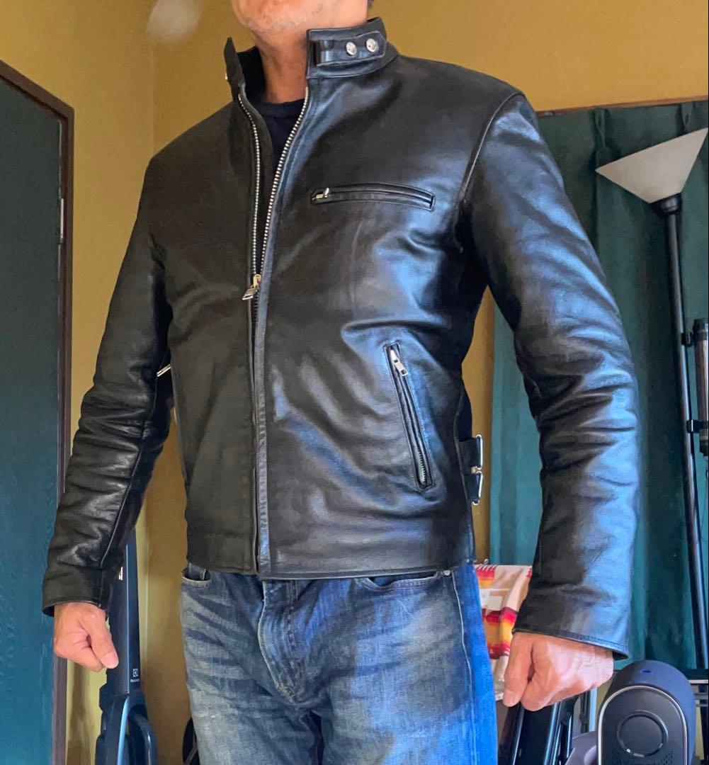 HornWorks ホーンワークス　シングルライダースジャケット　Ｍ