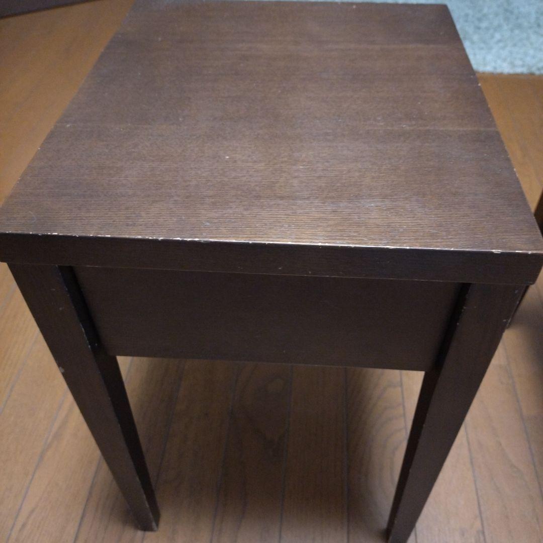 ケユカ サイドテーブル 引き出し付　２個セット