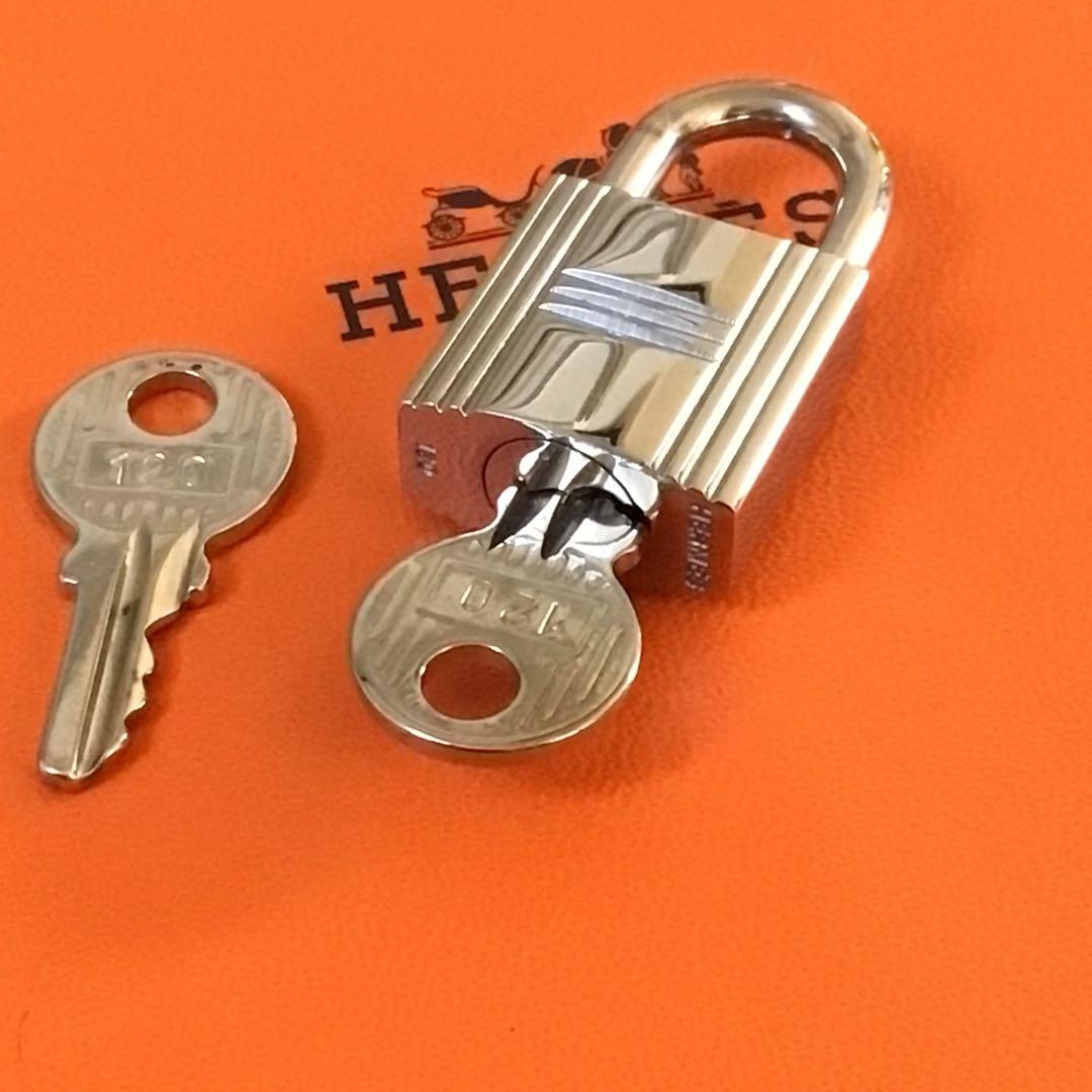HERMES エルメス カデナ パドロック シルバー 南京錠 120番