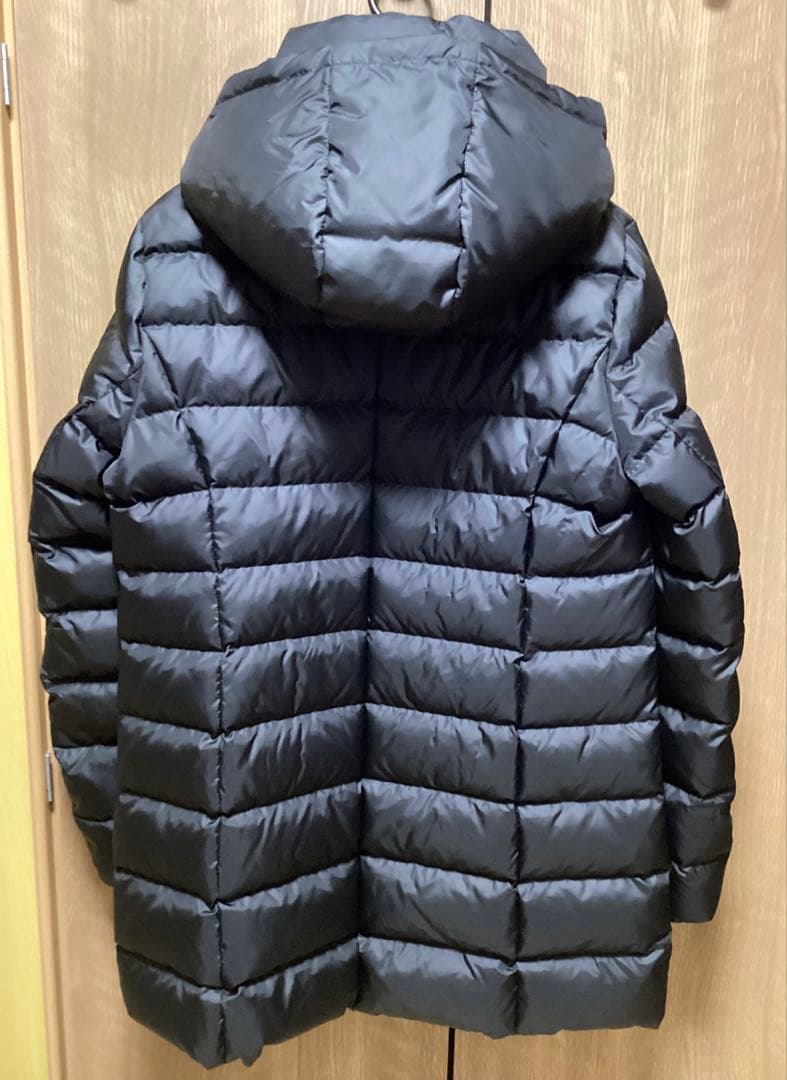 24AW 美品インディヴィ【洗える／撥水】ミドル丈ウォッシャブルダウンコート