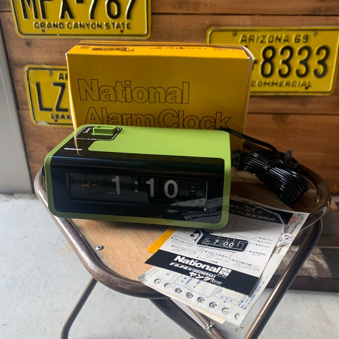 ナショナル　ヴィンテージ　パタパタ時計