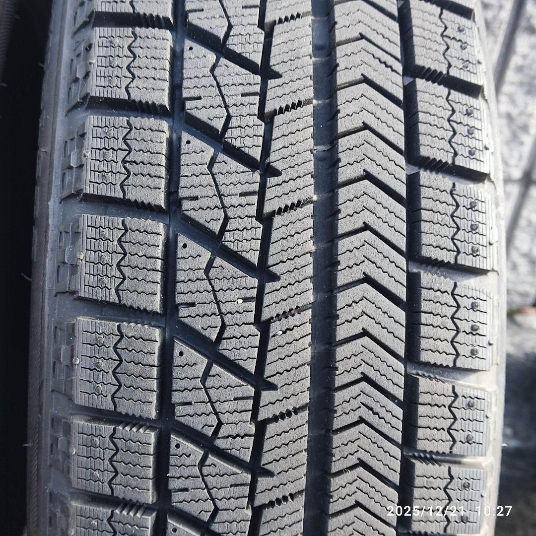 9部山　ブリヂストン スタッドレス 155/65R14 75Q 2019年製