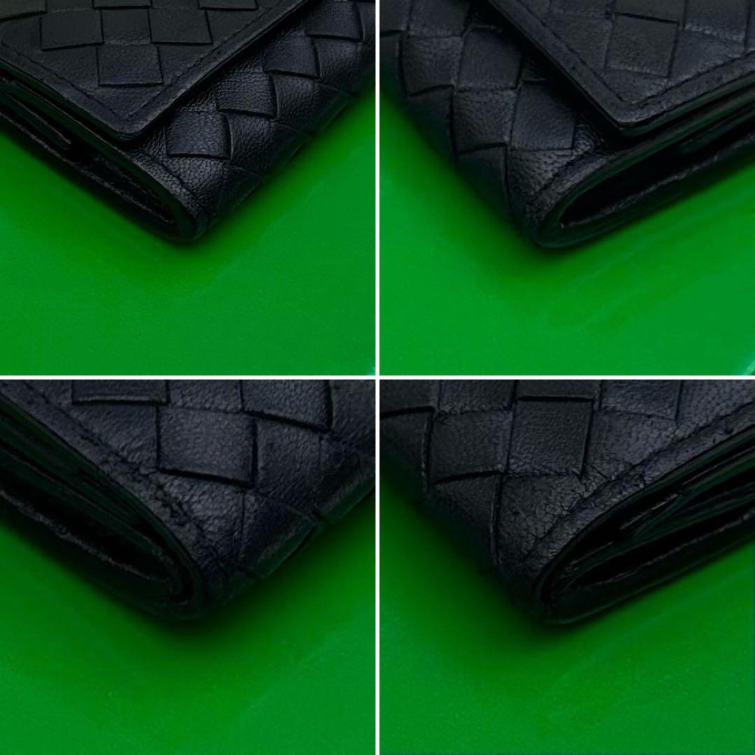 【美品】BOTTEGA VENETA イントレチャート レザー 財布