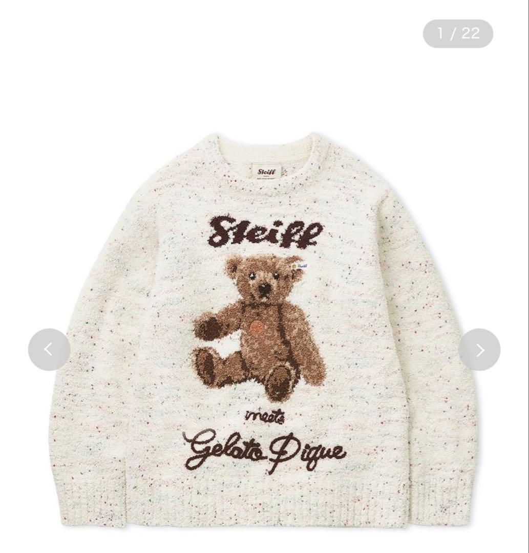gelato pique 【Steiff】パウダーネップジャガードプルオーバー