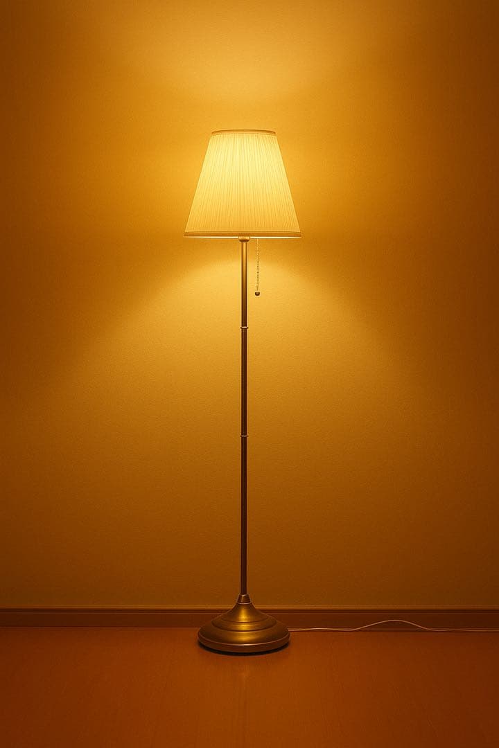 フロアランプ 真鍮 ホワイト 照明器具 フロアスタンド おしゃれ シンプル 北欧