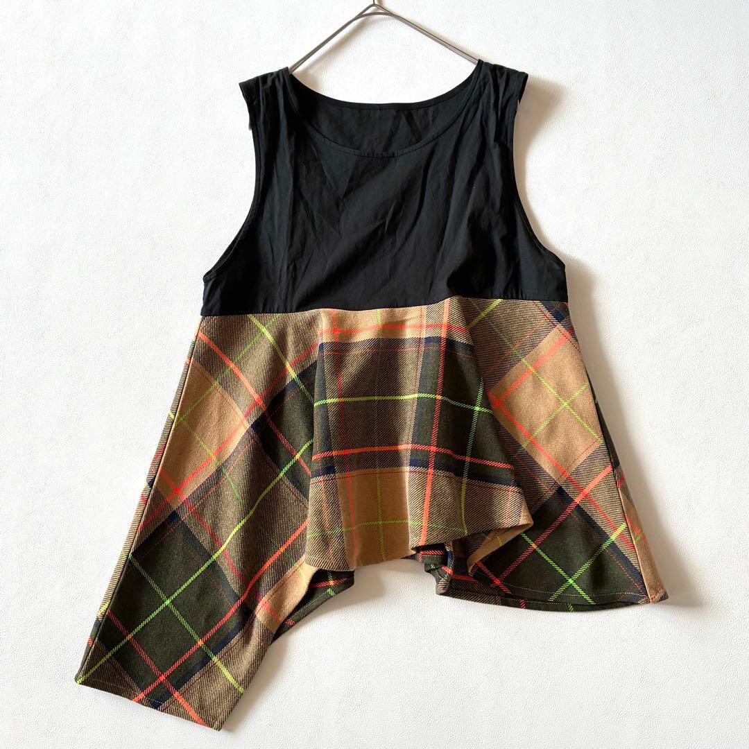 極美品✨エンフォルド　近年モデル　レイヤードニット　2点セット　アシンメトリー