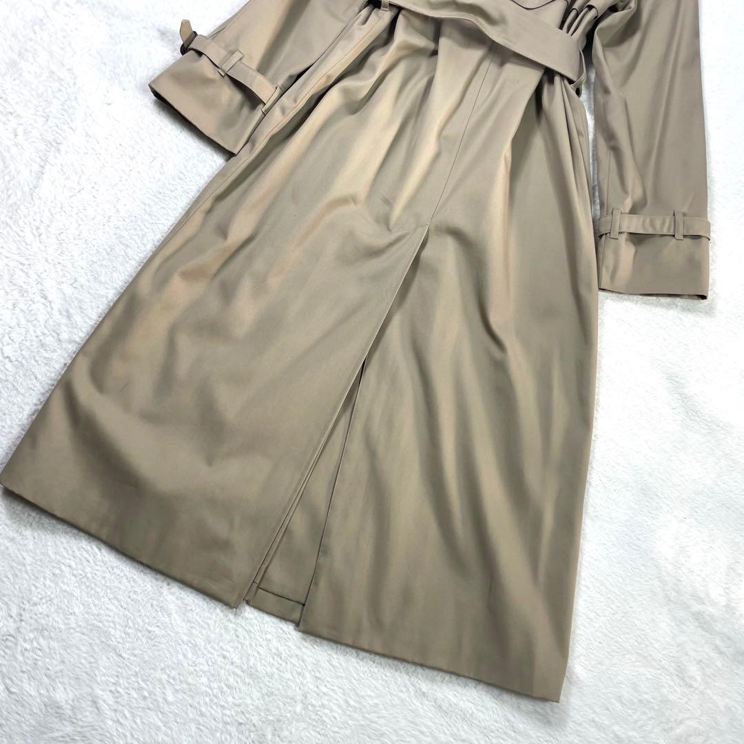 美品✨アクアスキュータム トレンチコート イギリス製 ギンガムチェック