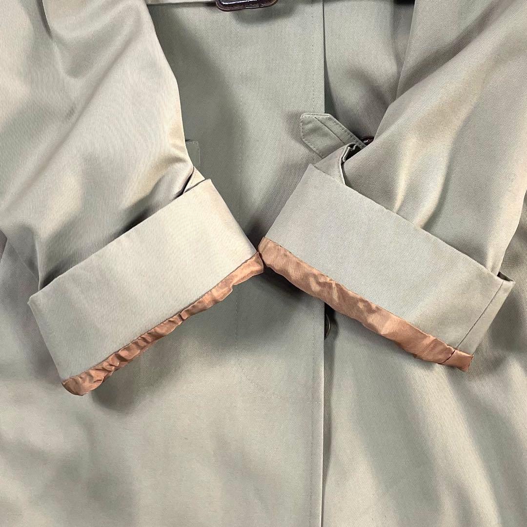 美品✨アクアスキュータム トレンチコート イギリス製 ギンガムチェック