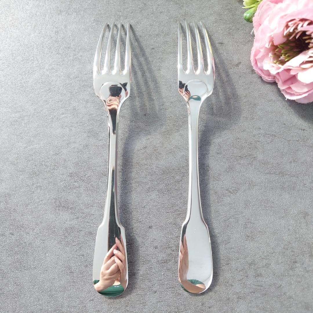 美品 クリストフル クリュニー デザートフォーク 2点