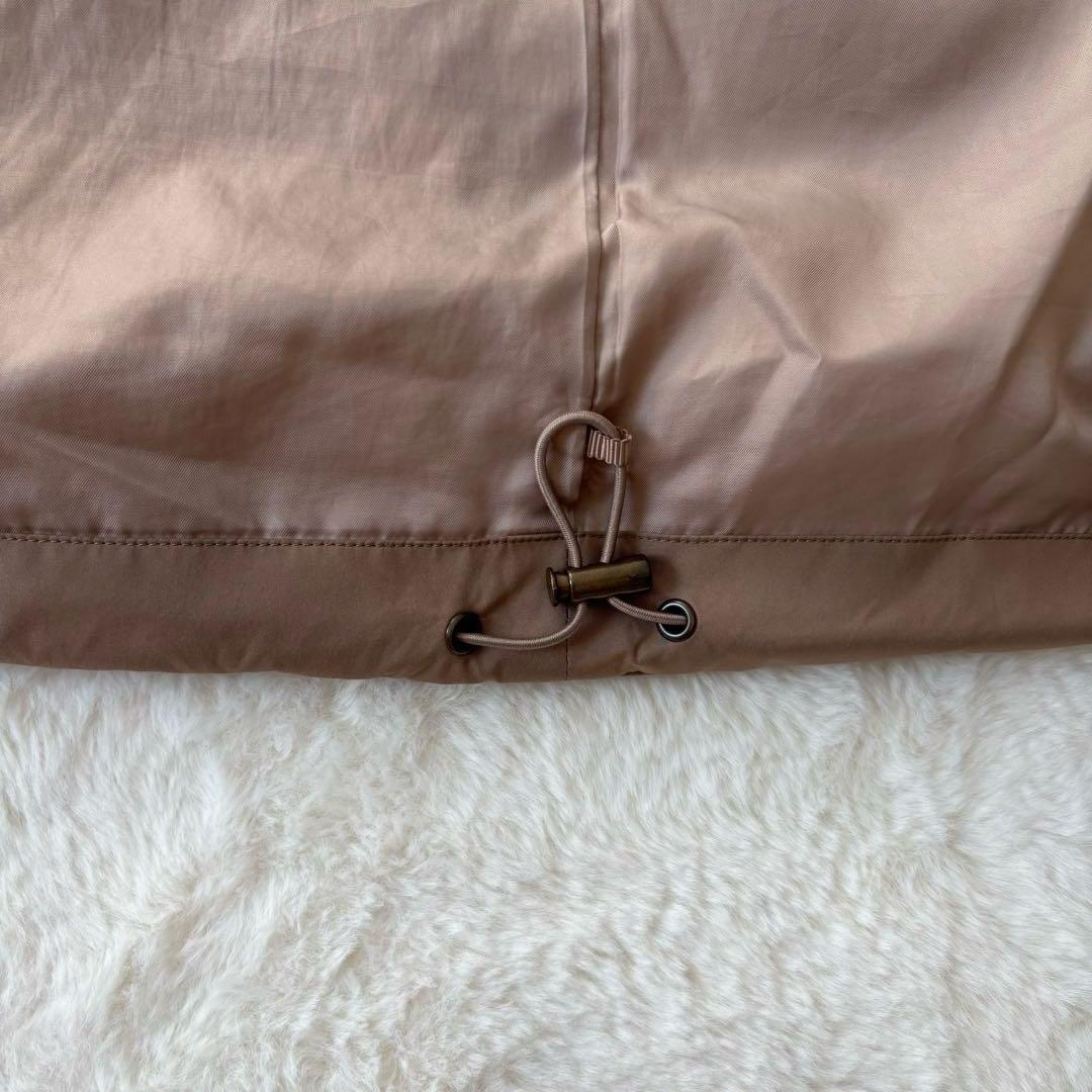 アーバンリサーチ　ラビットファーフード　ストレッチダウンコート　ベージュ