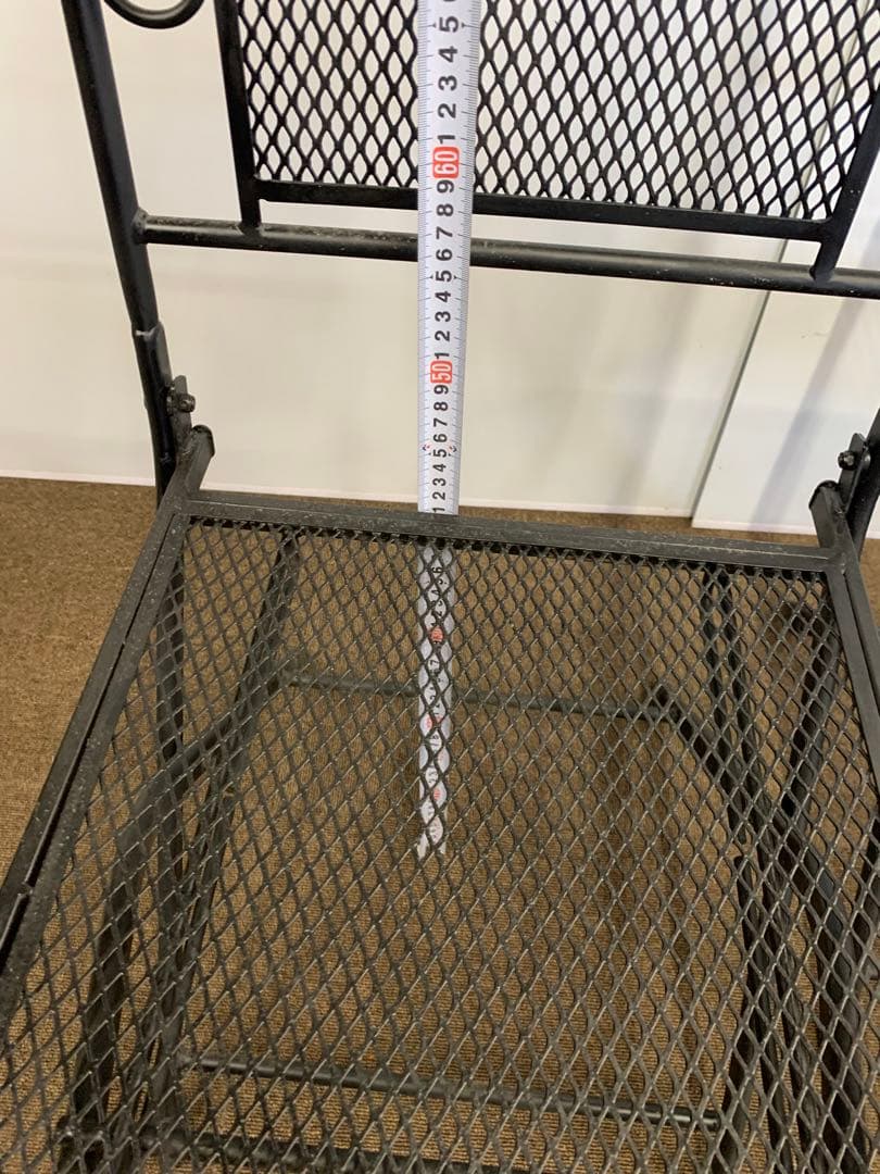 アンティーク　鉄製 オシャレ 折り畳み式 ガーデンチェア アイアン椅子 チェア