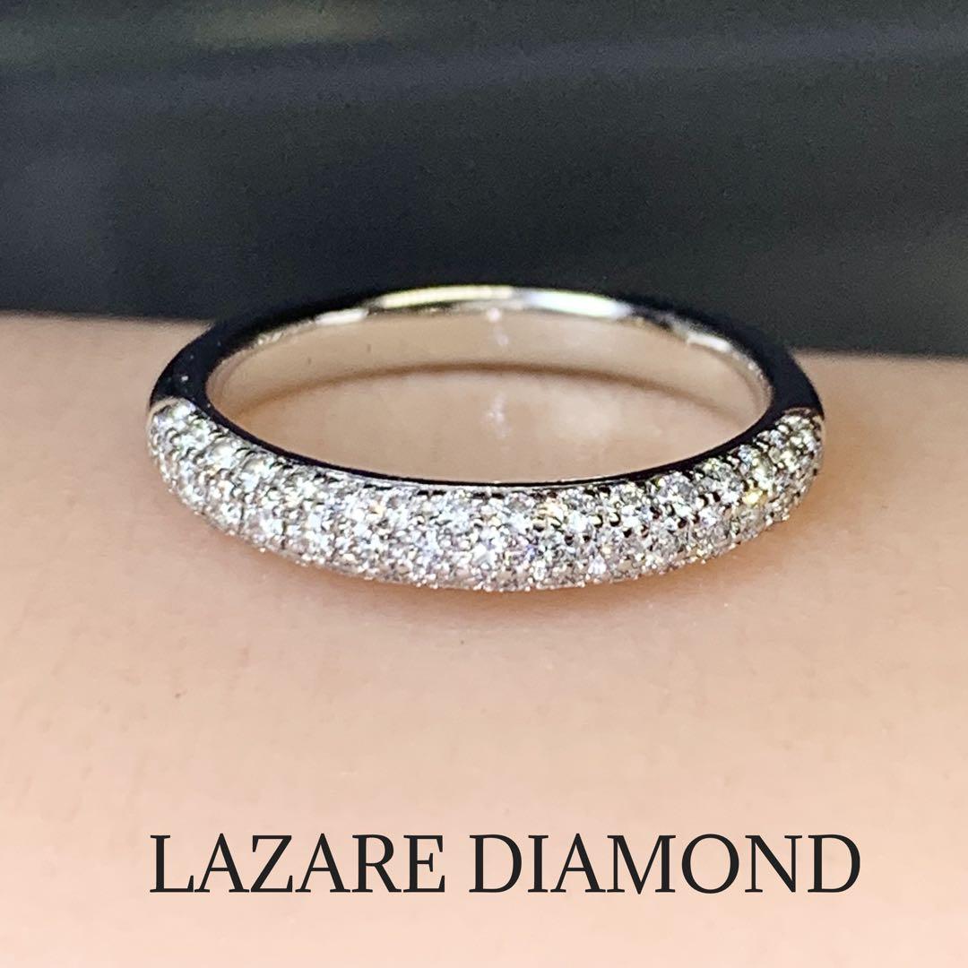 ラザールダイヤモンド　プラチナ　ダイヤモンド　パヴェリング