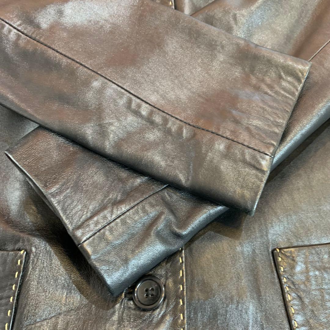 ゆうさん BROOKS BROTHERS 本革ラムレザージャケット