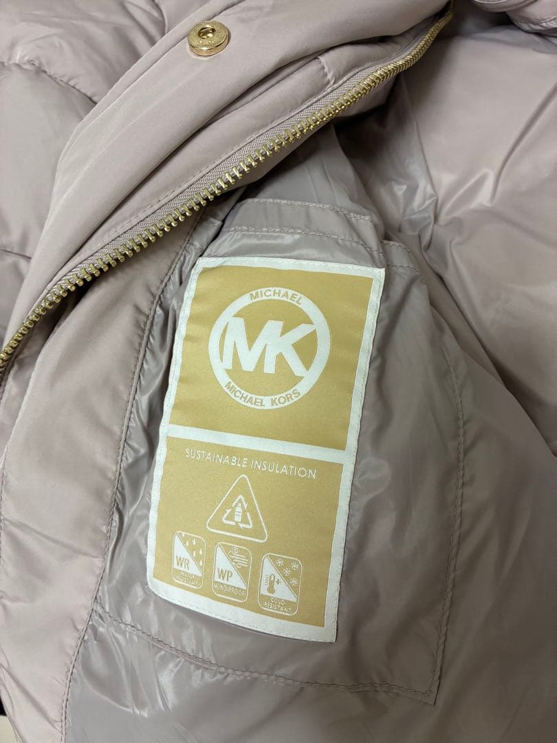 未使用ベルテッド フォーファー キルティング パファージャケット マイケルコース