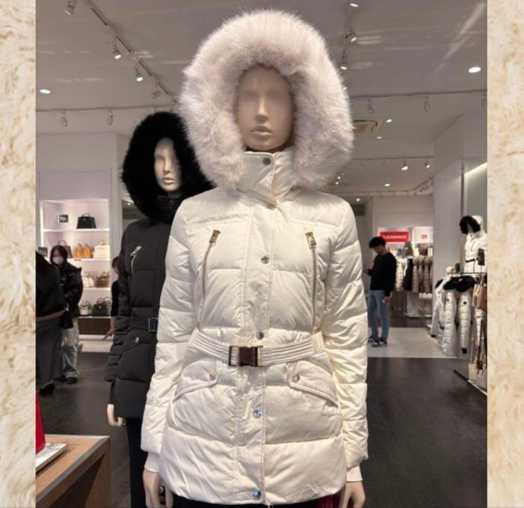 未使用ベルテッド フォーファー キルティング パファージャケット マイケルコース