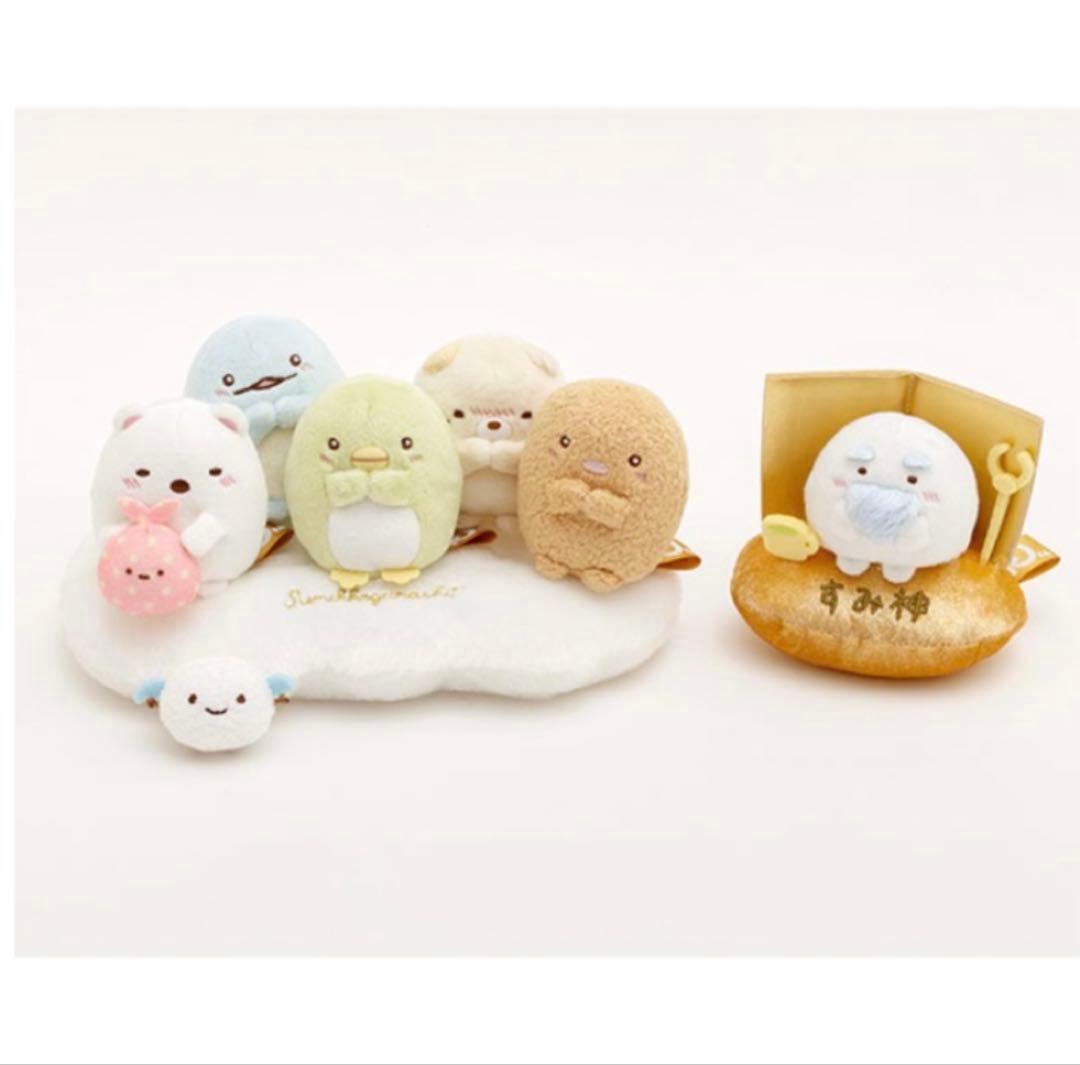 すみっコぐらし みんなあつまるんです シーンぬいぐるみ てのり 受注 すみ神様