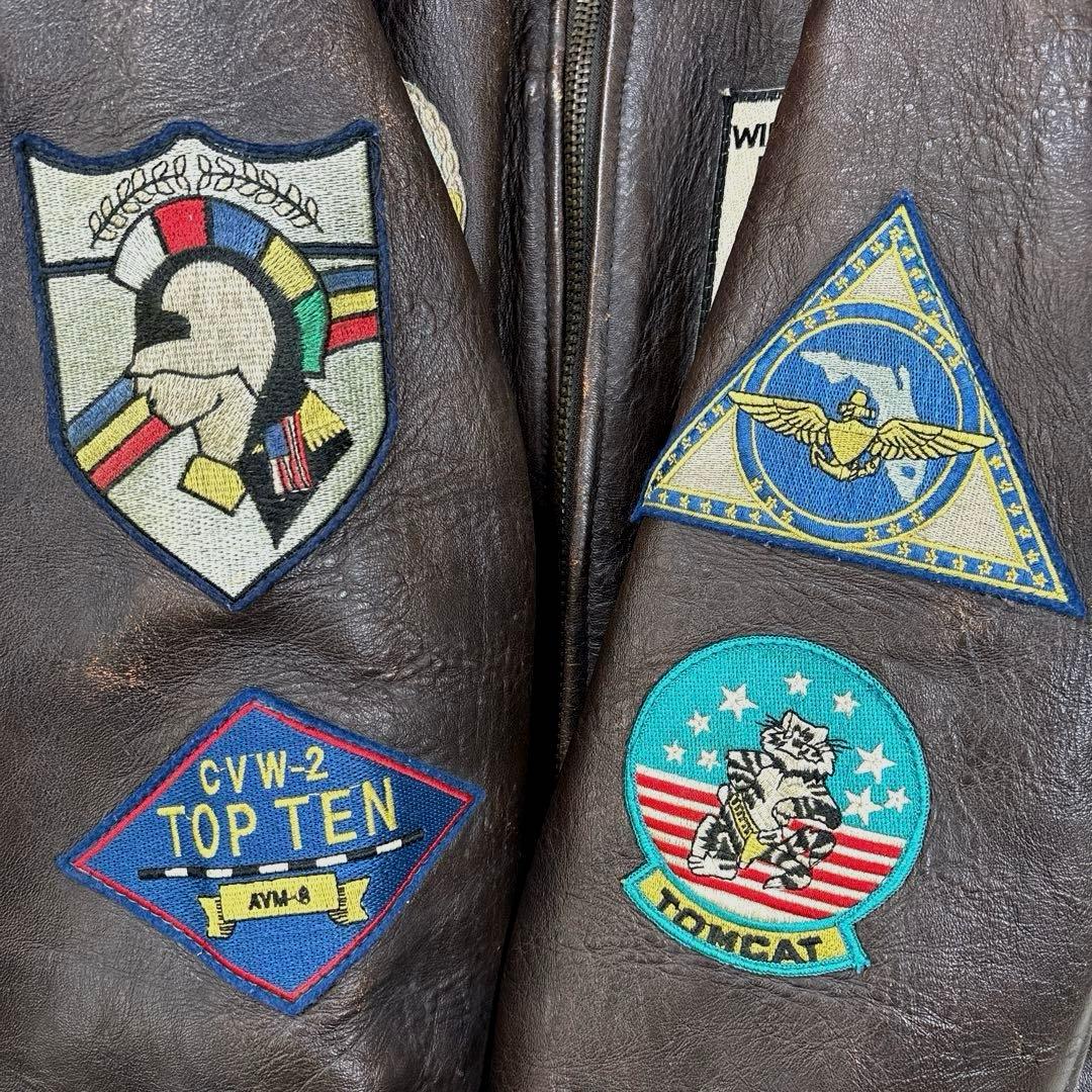✨希少・トップガン✨アヴィレックス　G-1 フライトジャケット　レザー　初期