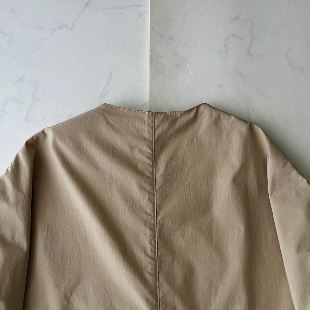 マッキントッシュ HUMBIE ノーカラー コート 金ボタン 2 M ベージュ