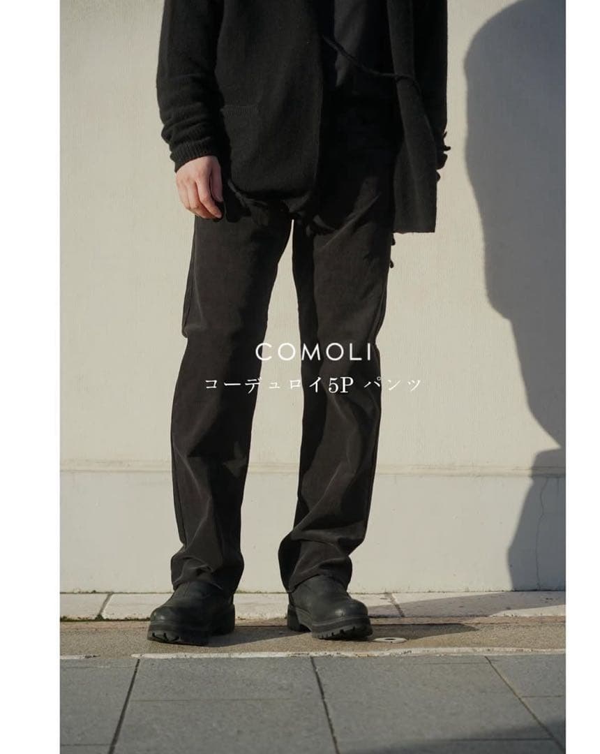 新品 comoli コーデュロイ5pパンツ B01-03020 サイズ2