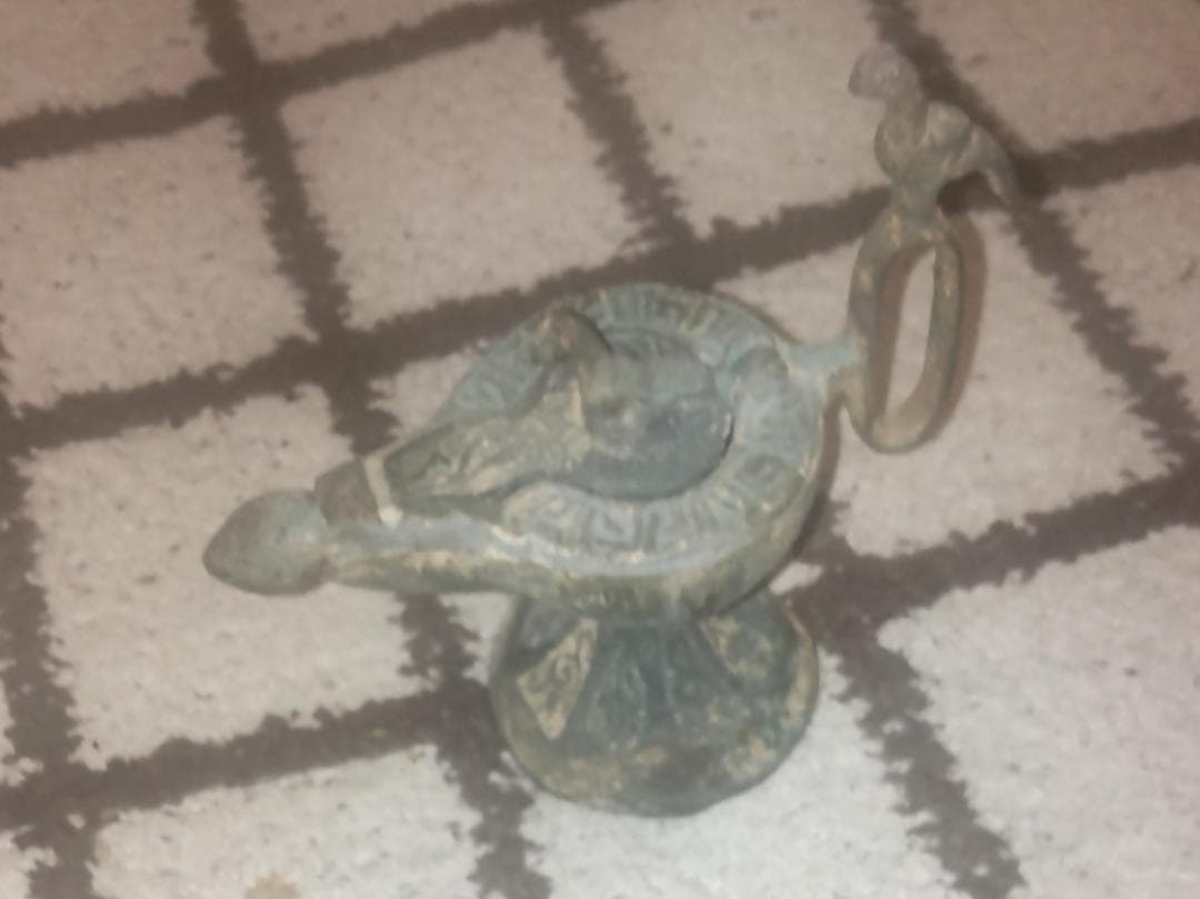 【博物館級】アンティーク 中世 イスラム ブロンズ オイルランプ