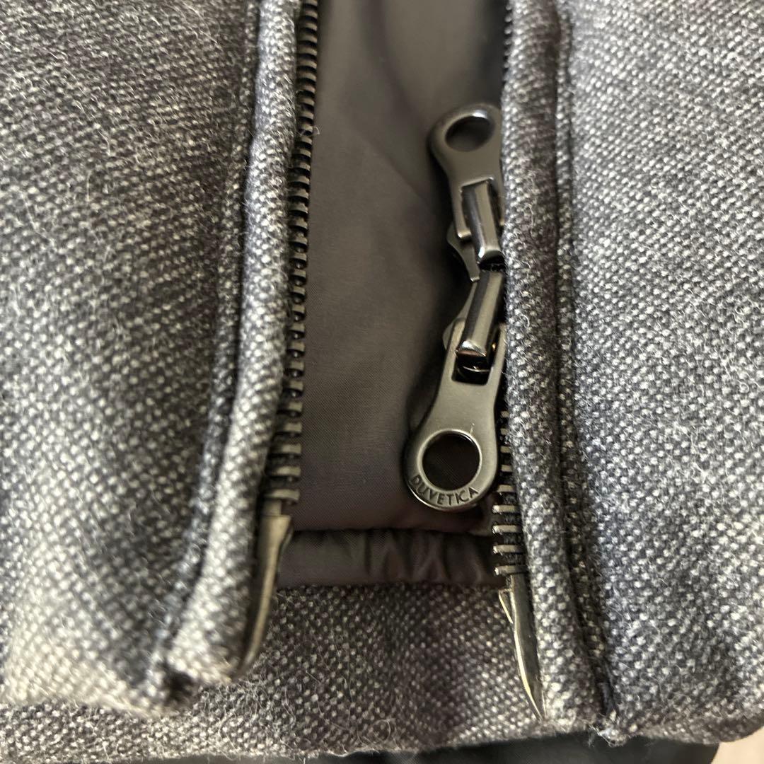 タグ付未使用DUVETICA ウールダウン グレー Blodwen 38