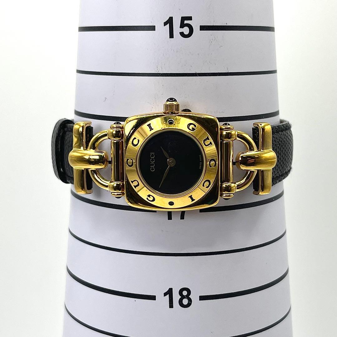【稼働品/付属品あり】GUCCI グッチ 6300L ホースビット ゴールド