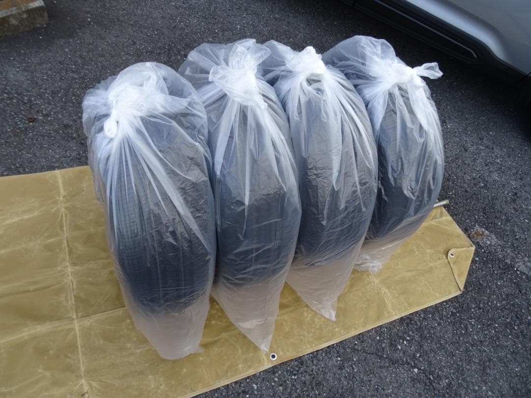 マンマミーア25年8月製225/55R18新車外しオールシーズンタイヤ4本