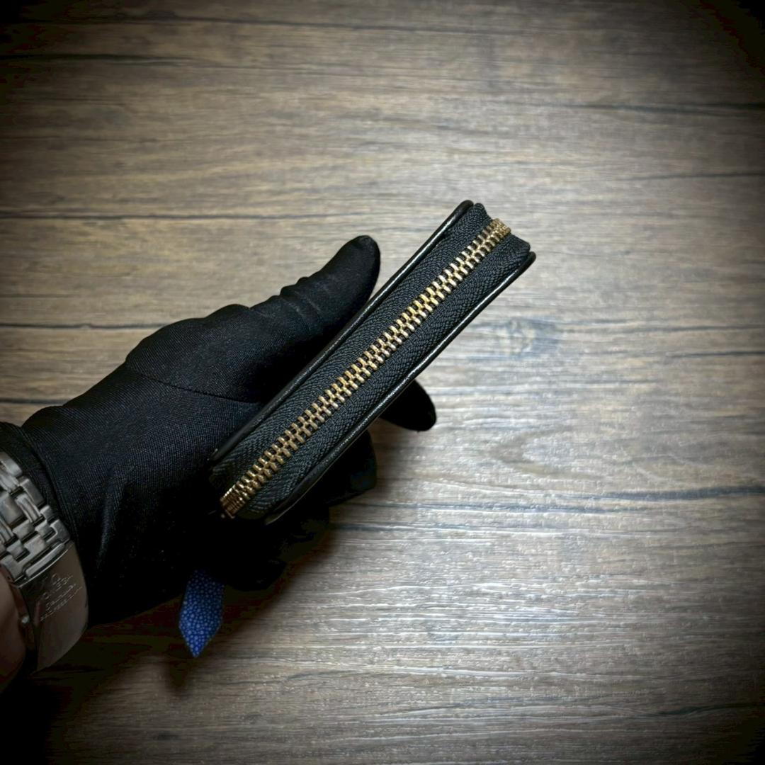 スティングレイ メンズ財布 ミニ財布 ガルーシャ 小銭入れ ネイビー 紺