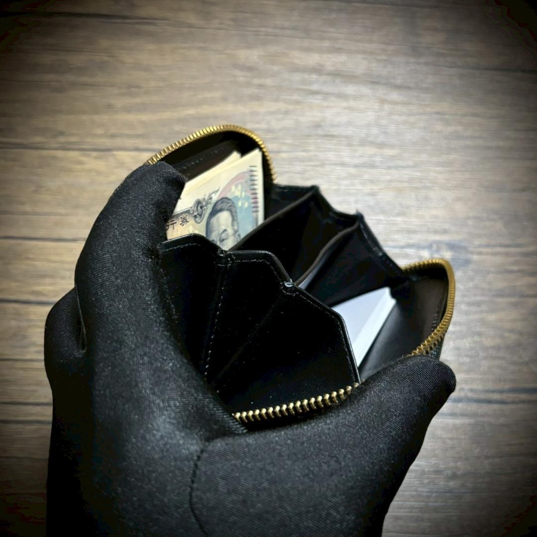 スティングレイ メンズ財布 ミニ財布 ガルーシャ 小銭入れ ネイビー 紺