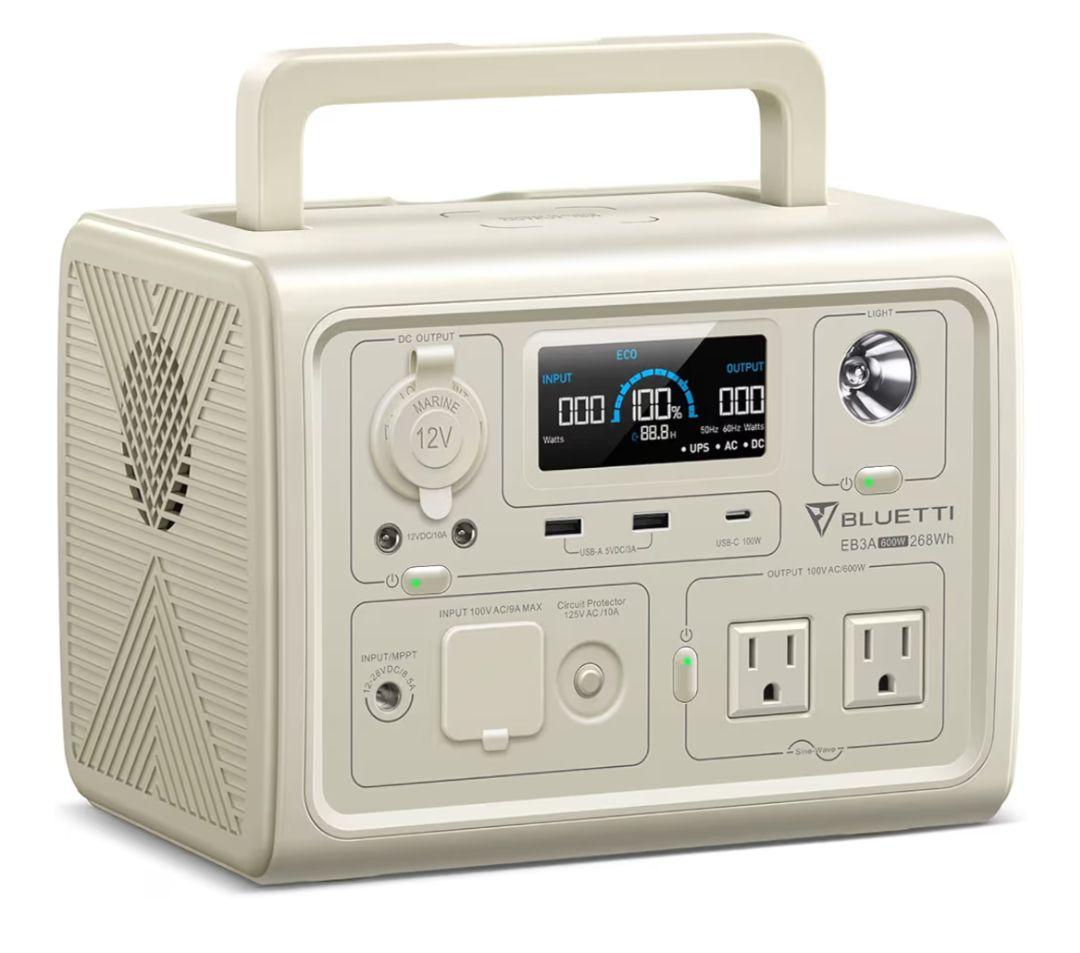 BLUETTI EB3A ポータブル電源 268Wh