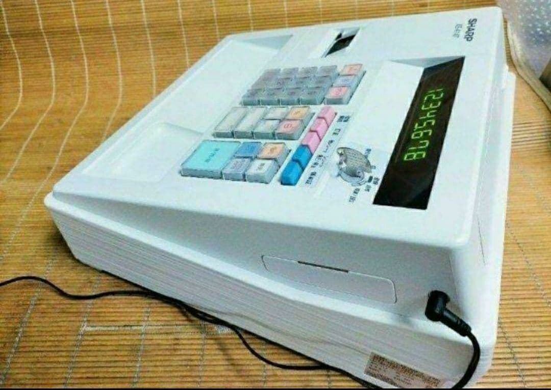 シャープレジスター　XE-A147　PC連携売上管理フル設定無料　742227