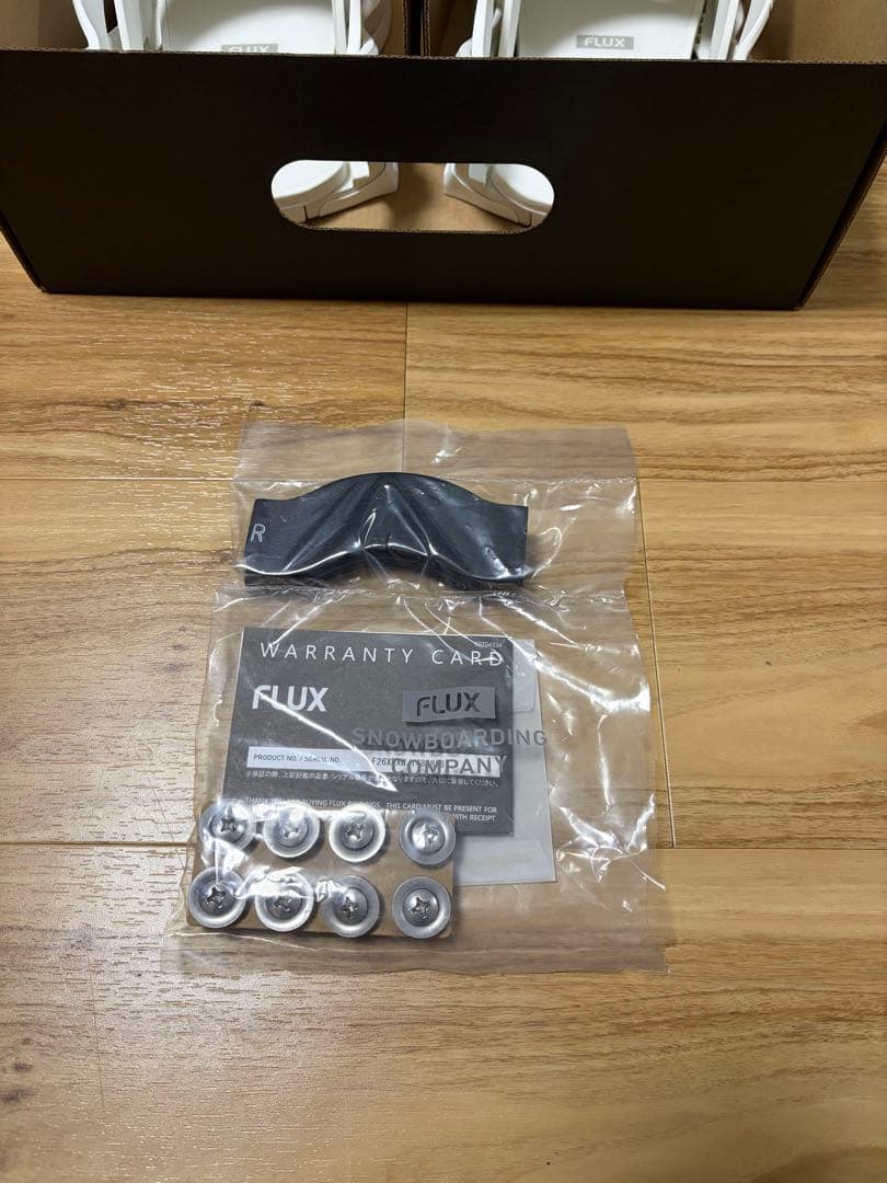FLUX XF スノーボードビンディング ホワイト