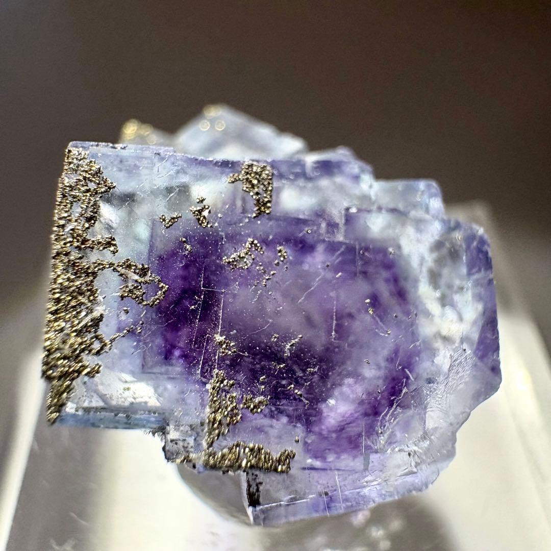 449 中国　ヤオガンシャン産　フローライト&パイライト