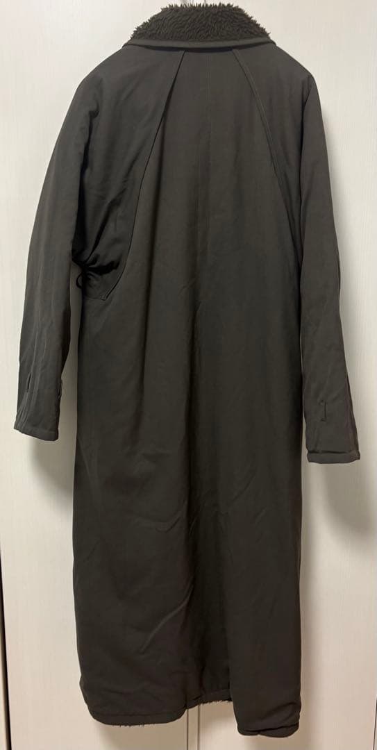 CLANE 2WAYリバーシブル ミリタリー ロングボアコート ブラウン