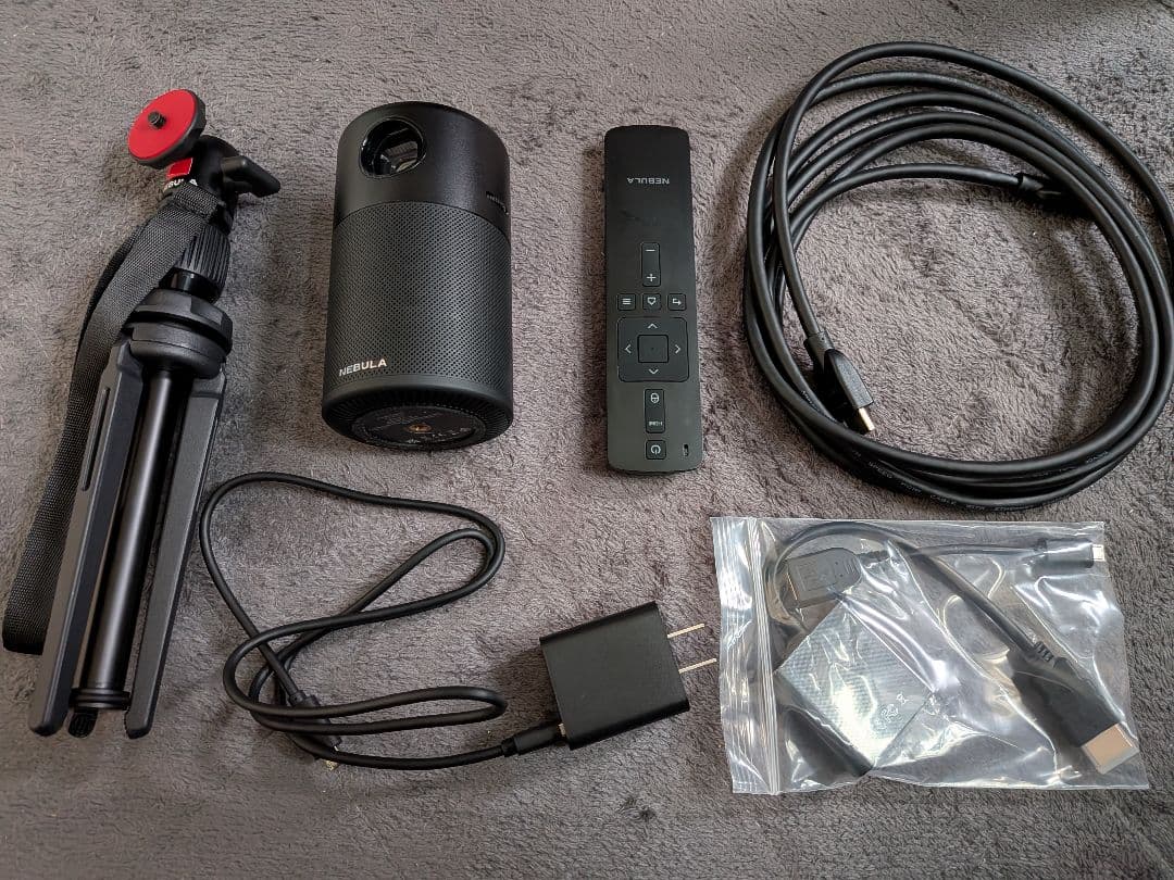 NEBULA Nebula Capsule プロジェクター本体　〜三脚セット〜