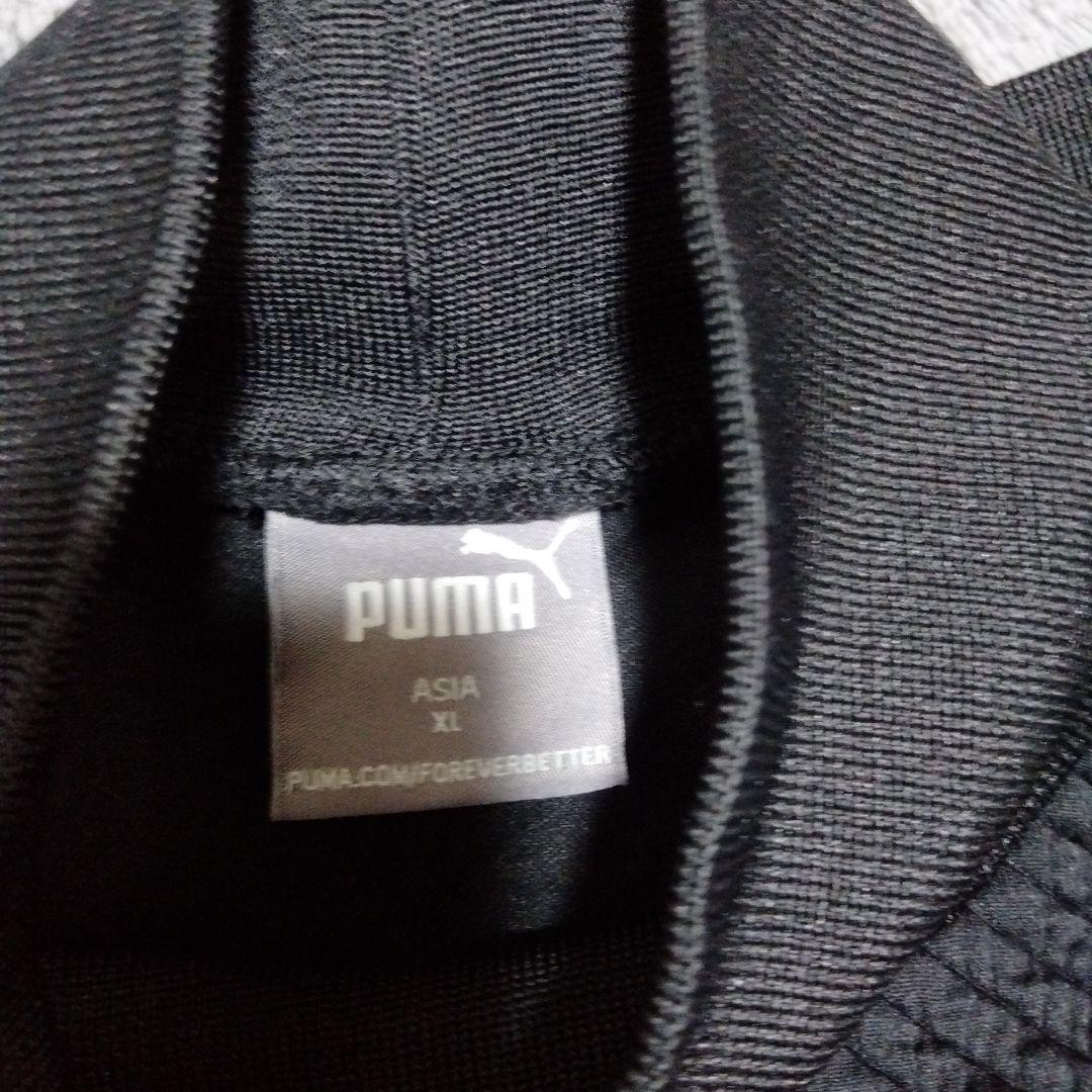 【極美品】PUMA♡型押し♡モックネック♡ワンピース♡LL　ゴルフ/スポーツ