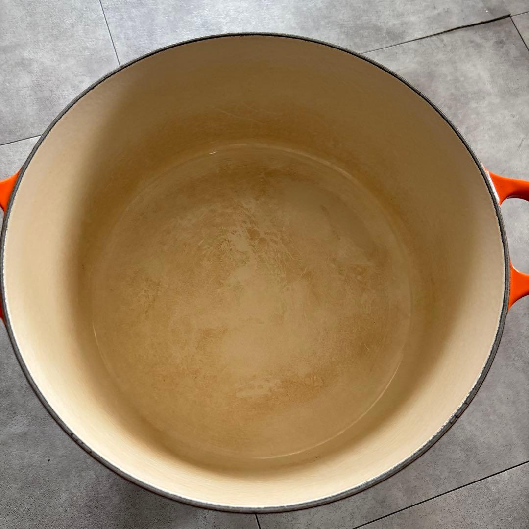 LE CREUSET オーバル鍋 30cm オレンジ