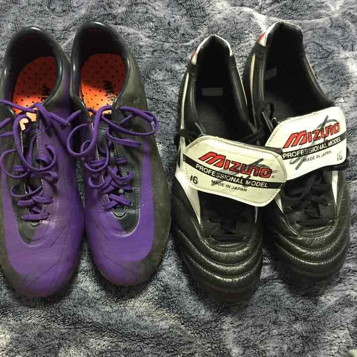 サッカースパイクヴェイパー取り替え式モレリア人工芝モデル本田拓也選手サイン入り