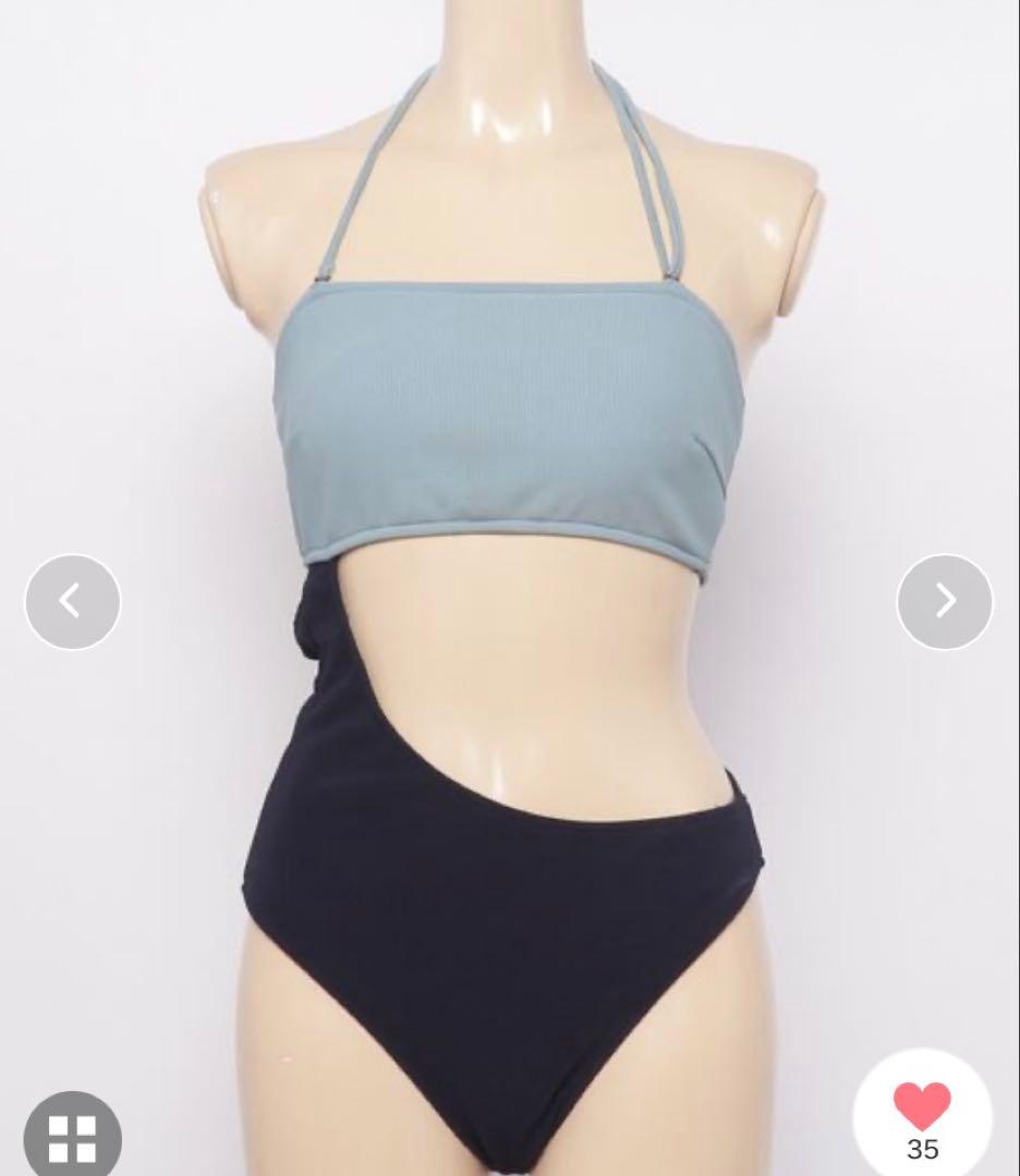 ミコモリ（mikomori ）ワンピース　水着　安西こずえ　フリーサイズ　夏　海