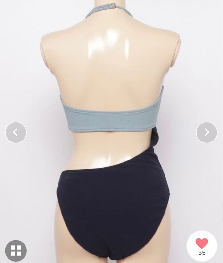 ミコモリ（mikomori ）ワンピース　水着　安西こずえ　フリーサイズ　夏　海