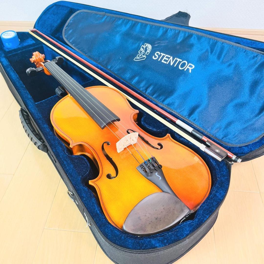 美品 STENTOR ステンター STUDENT Ⅱバイオリン 4/4 ケース付