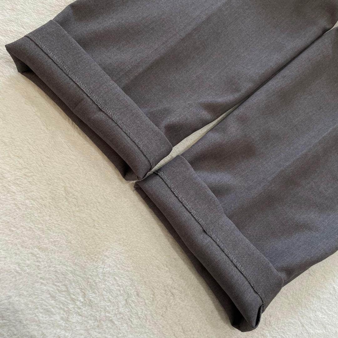 タグ付き　マッキントッシュロンドン　パンツスーツ　裏地総ロゴ　ダークグレー