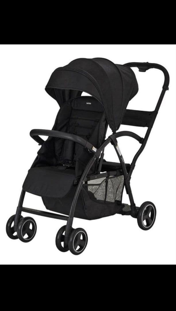 2人乗りベビーカー　KATOJI カトージ　2-Seater next　ブラック